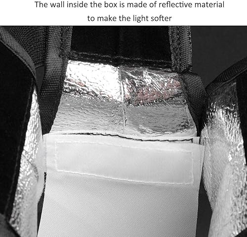 Miniatura 5 de Flash Softbox, 11.8x11.8 in plegable Speedlight Softbox difusor cubierta universal para para cámara réflex digital
