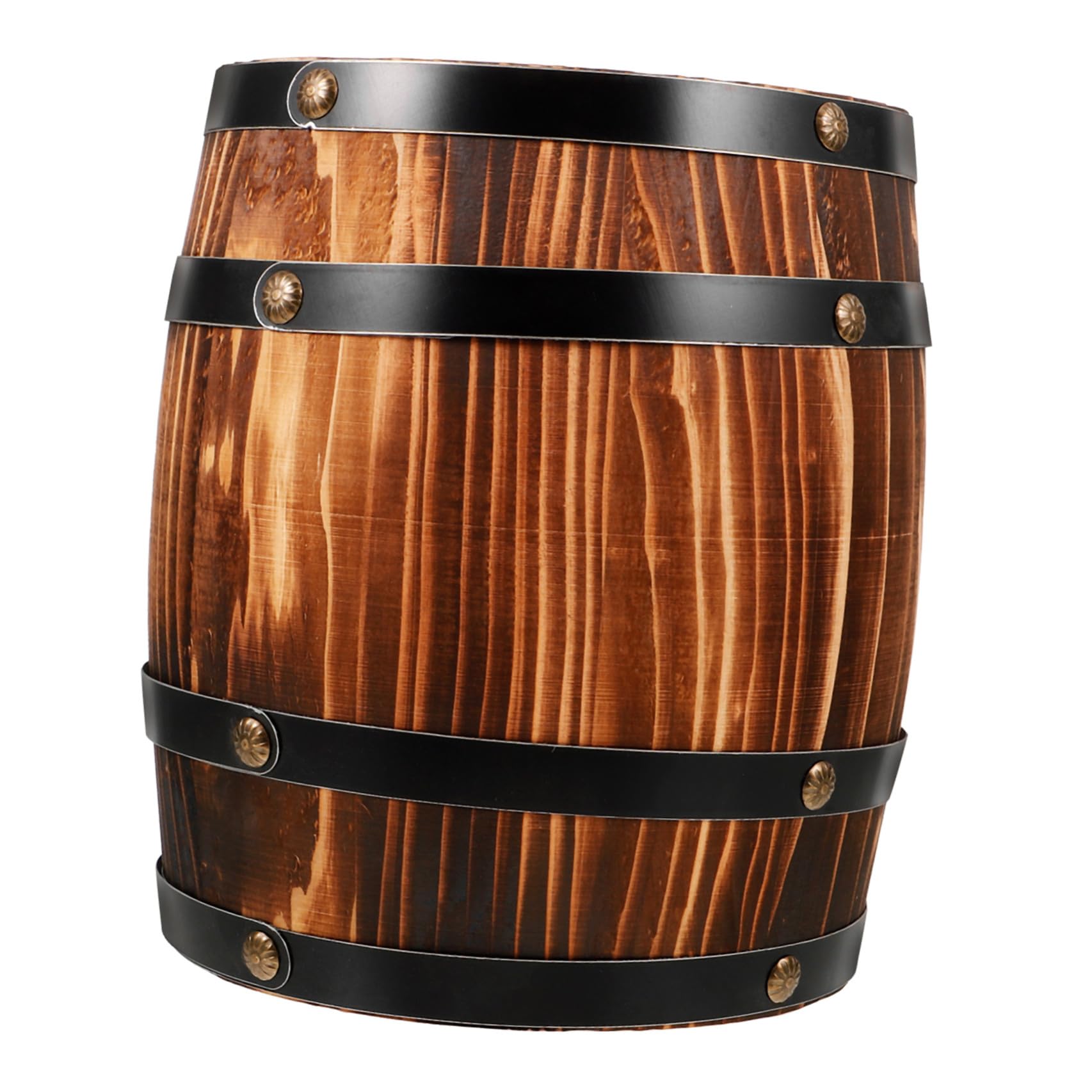 BESPORTBLE 2 Piezas Barril de Vino de Madera Artesanal 8x6 para Bar Retro