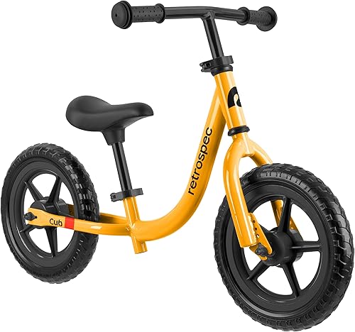Miniatura 15 de Retrospec Cub - Bicicleta de equilibrio para niños de 18 meses a 3 años, bicicleta para principiantes sin pedal de 12 pulgadas con asiento Selva