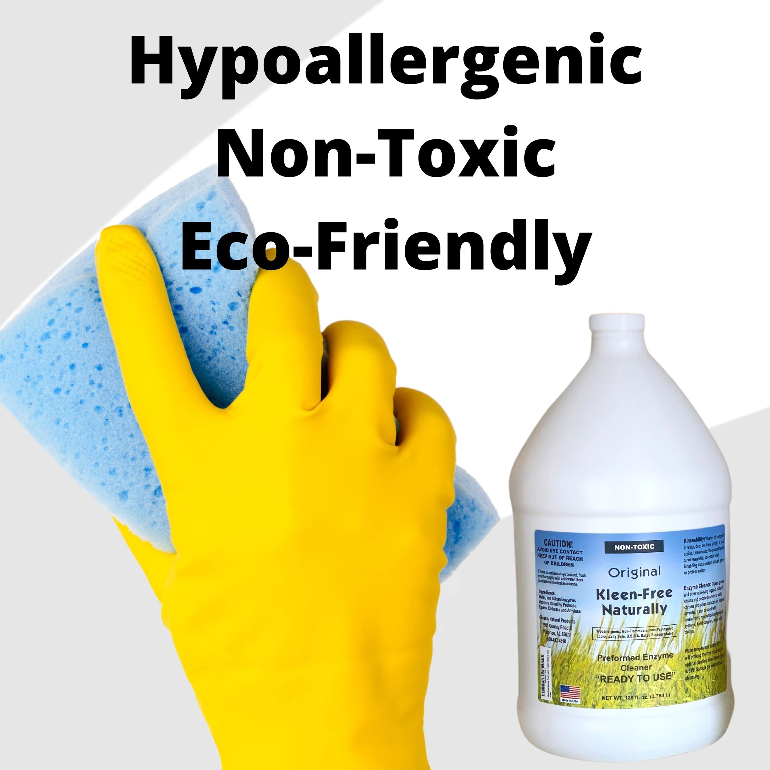 KleenFree Naturally Preformed Enzyme Cleaner (Original, 1Gallon