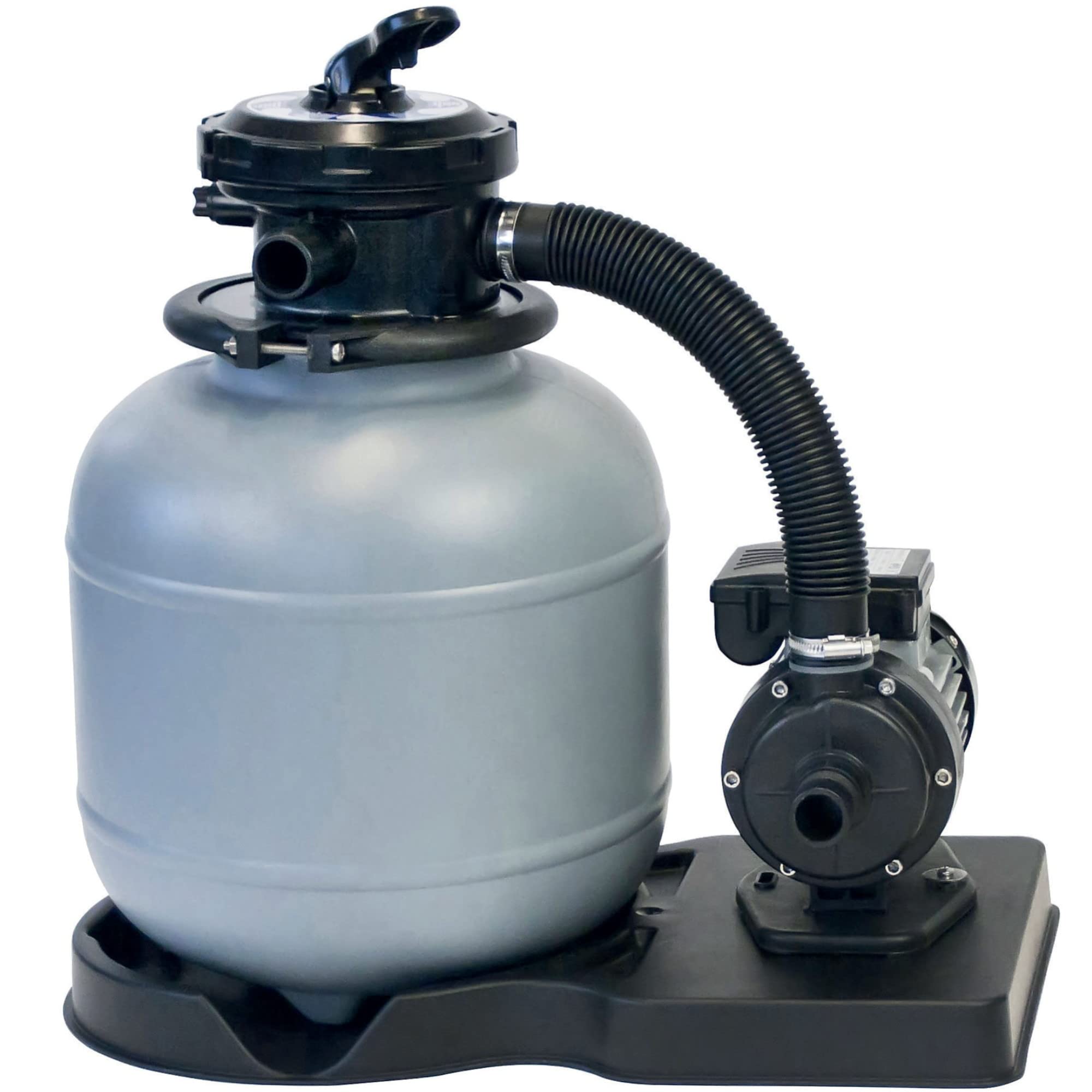 Planet Pool - Groupe de Filtration Piscine Hors Sol - Volume 10-20 m3 - Connexion 38 - Idéal Remplacement Epurateur Cartouche - Diamètre 330 - Débit 4 m3/h