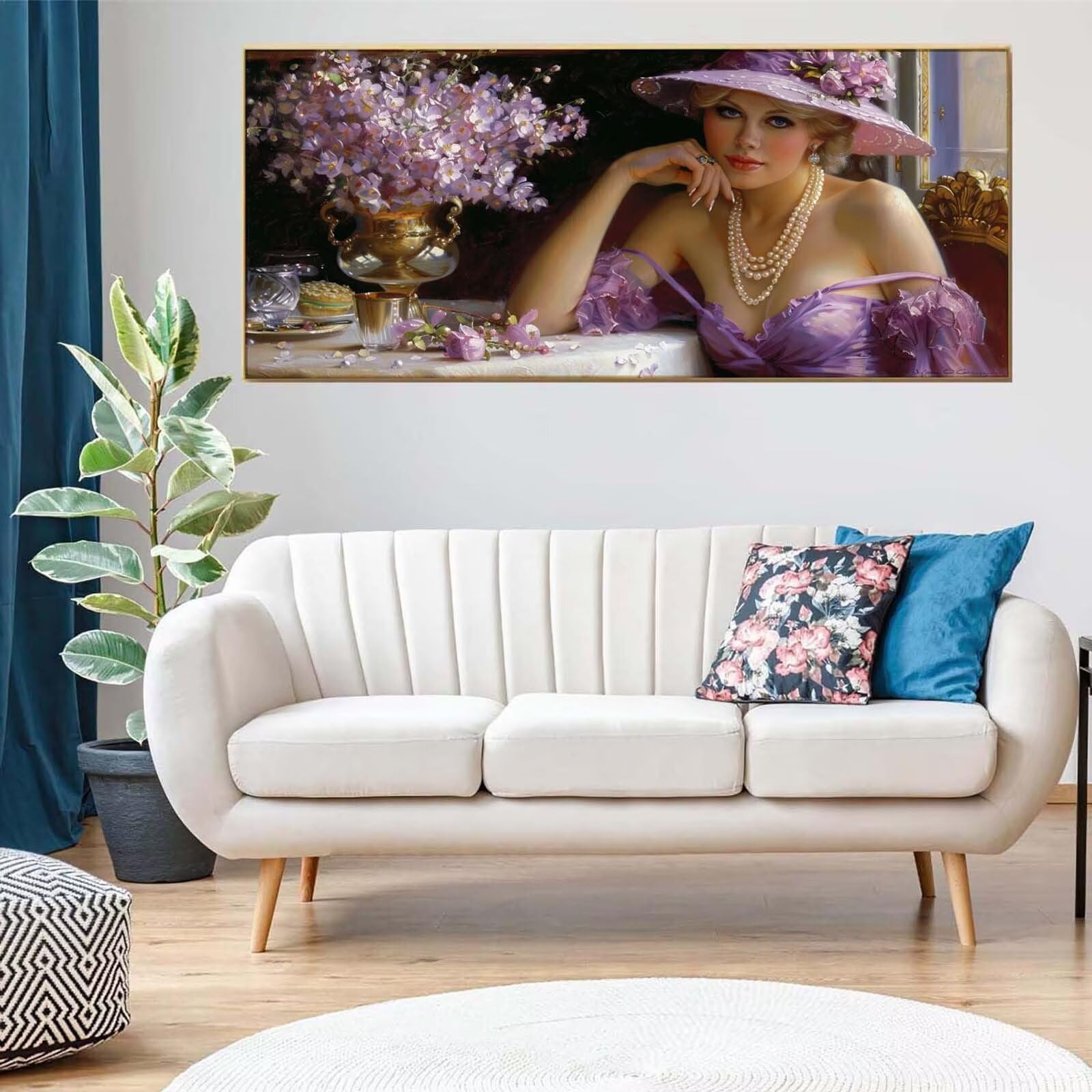 Zestaw do malowania diamentami 5D, malowanie diamentami piękna kobieta kwiat, duży obraz diamentowy 90 x 180 cm, DIY mozaiki haft krzyżykowy obrazy, dekoracje świąteczne do domu, prezent Z-826