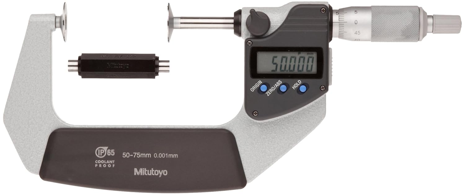 Mitutoyo 323252 Digital Disc Micrometer New NFP Amazon.it Commercio, Industria e Scienza