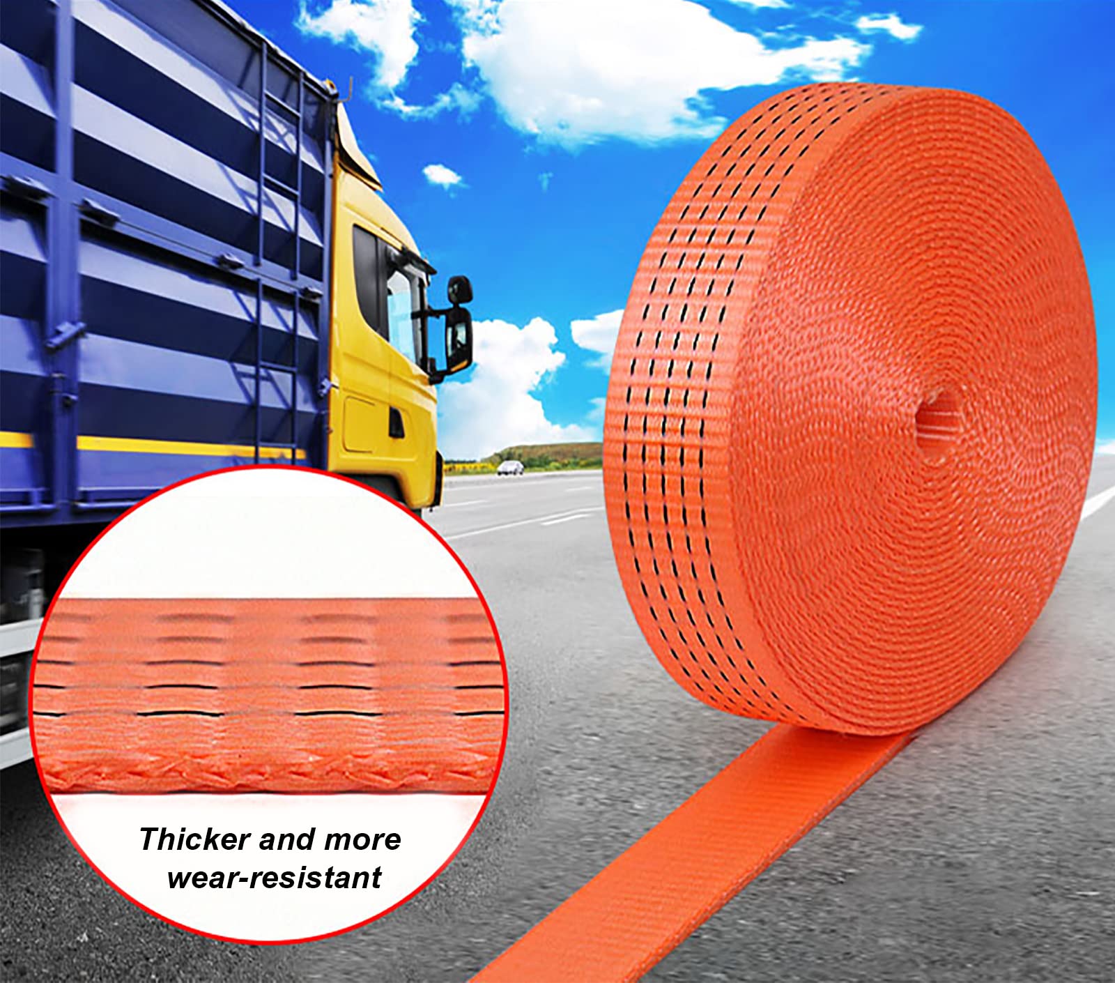 Cinghia A Cricchetto Cinghie Di Tensionamento 10 Pezzi - Sicurezza - Foto 4