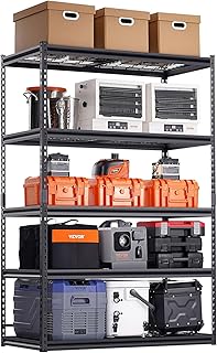 VEVOR Storage Shelves, 3000 lbs, 5 Tier Heavy Duty Garage Shelving, 24