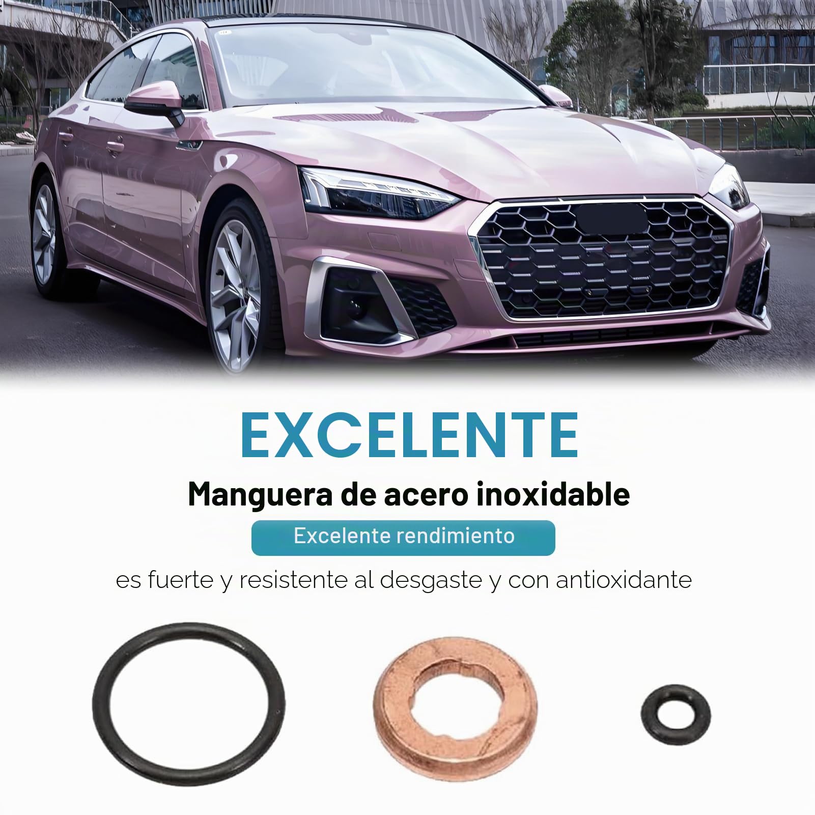 Juntas De Inyector De Bomba 2.7tdi 3.0tdi A4 A5 A6 Q5 Touaregg | junta de inyector 2.7 tdi 3.0 tdi para A1 8X, A3 8P, A4 B7/B8, A6 4F/4G/C7, Q3 8U