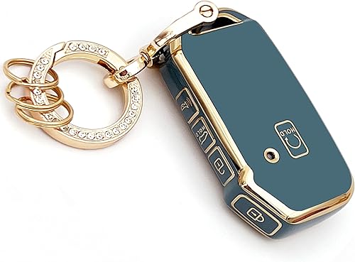 Funda para llavero Kia  3, 4, 5 botones, protector de llavero de TPU suave para Kia Ceed Cerato Forte NIRO Seltos Sorento Soul Sportage Telluride