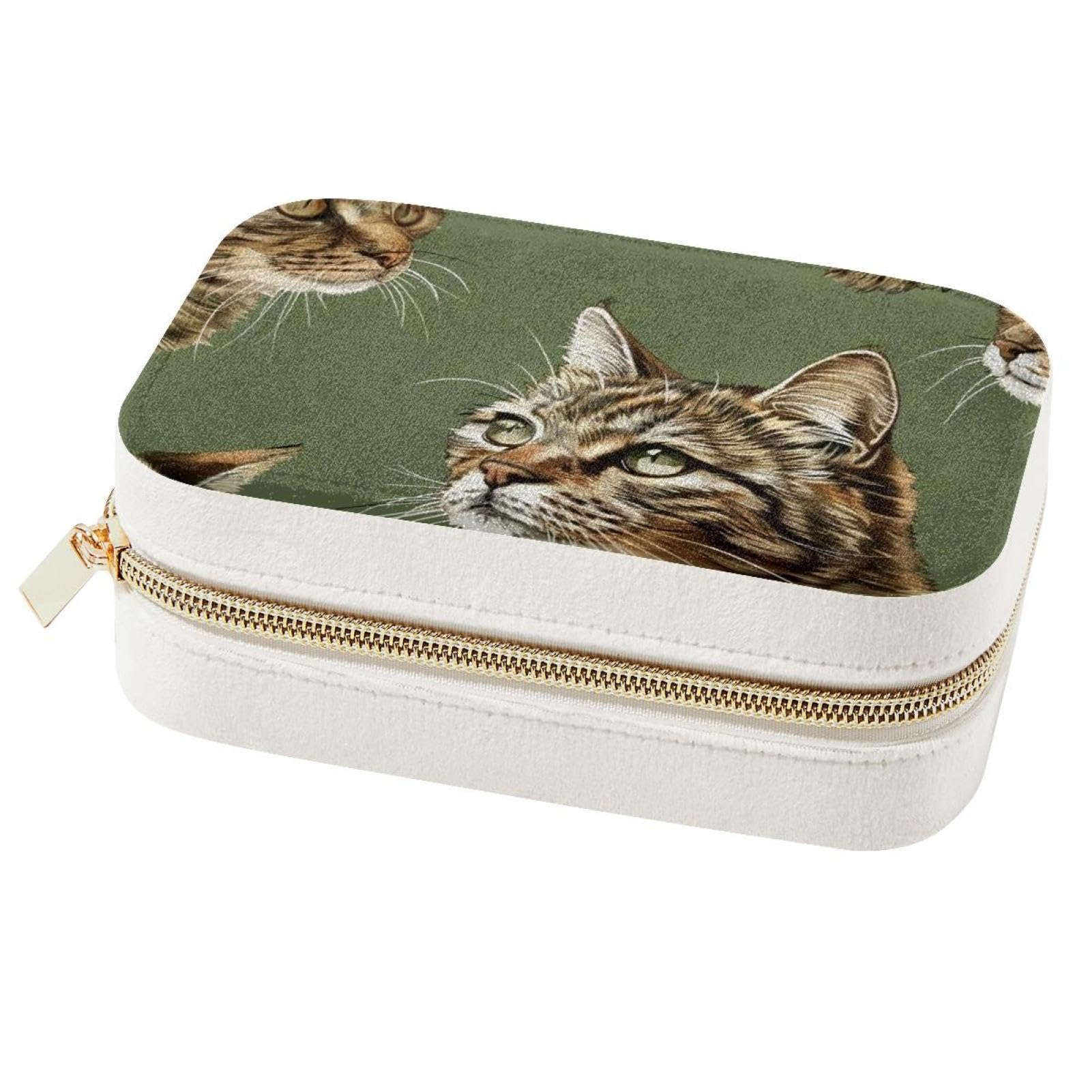 Boîte à bijoux chat sauvage pour ne plus perdre vos boucles d'oreilles