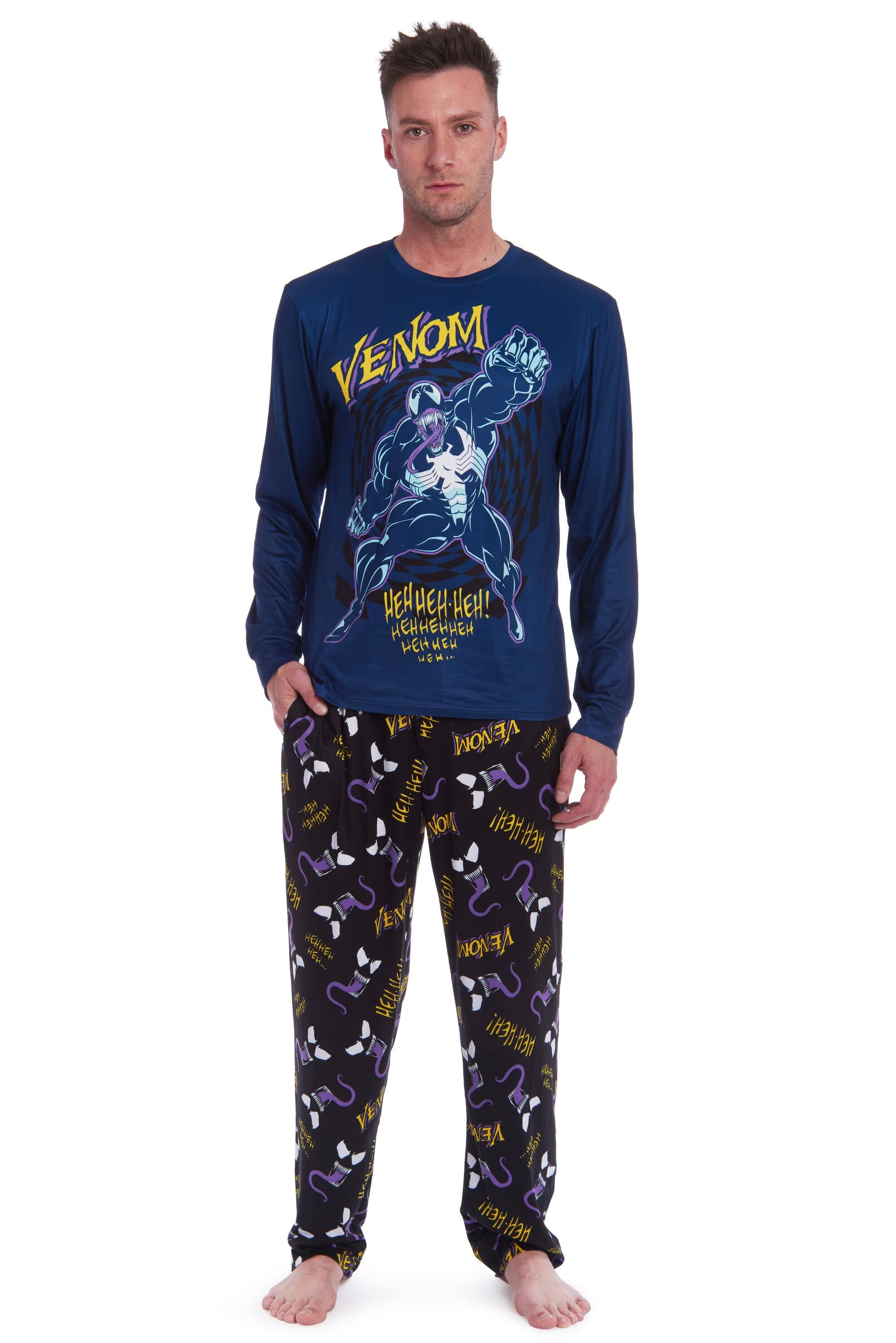 Marvel Avengers Venom Adult Pajama Shirt & Pants