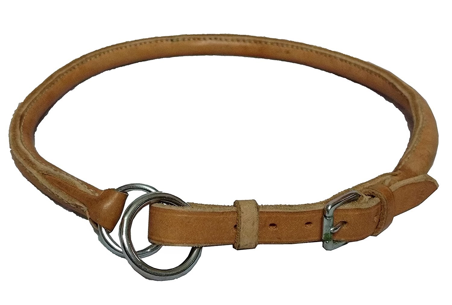 Skora Export Quality Leather Training Slip Dog Collar - Brown (XL) (B075NR8S43) Amazon Price History, Amazon Price Tracker