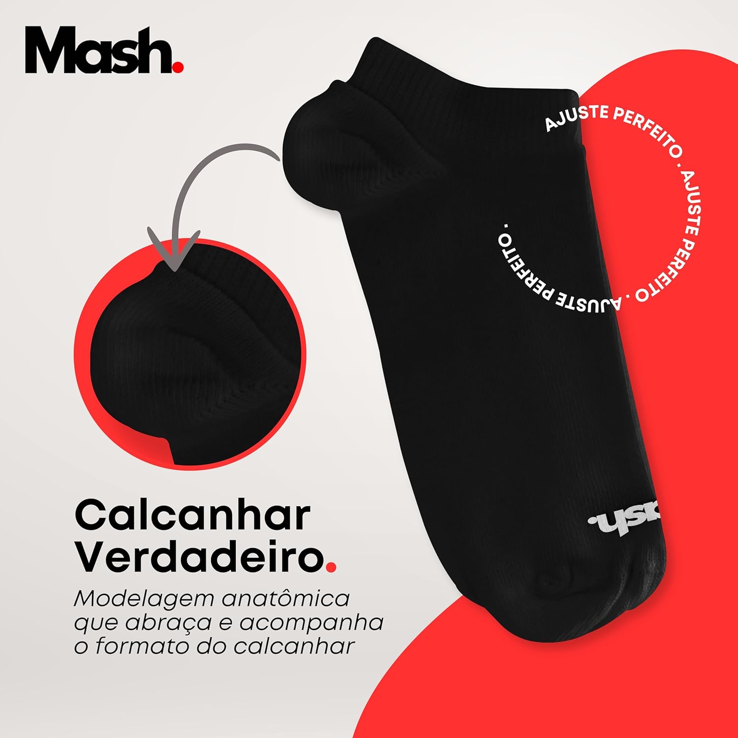 Kit 10 Pares Meia Invisível Mash Unissex Algodão Sapatilha Cano Baixo em promoção! Veja a oferta e mais achadinhos de Moda íntima 4 Hoje é o melhor dia para comprar Kit 10 Pares Meia Invisível Mash Unissex Algodão Sapatilha Cano Baixo com aquele preço maroto! Promoção! Aproveite a oferta! 4