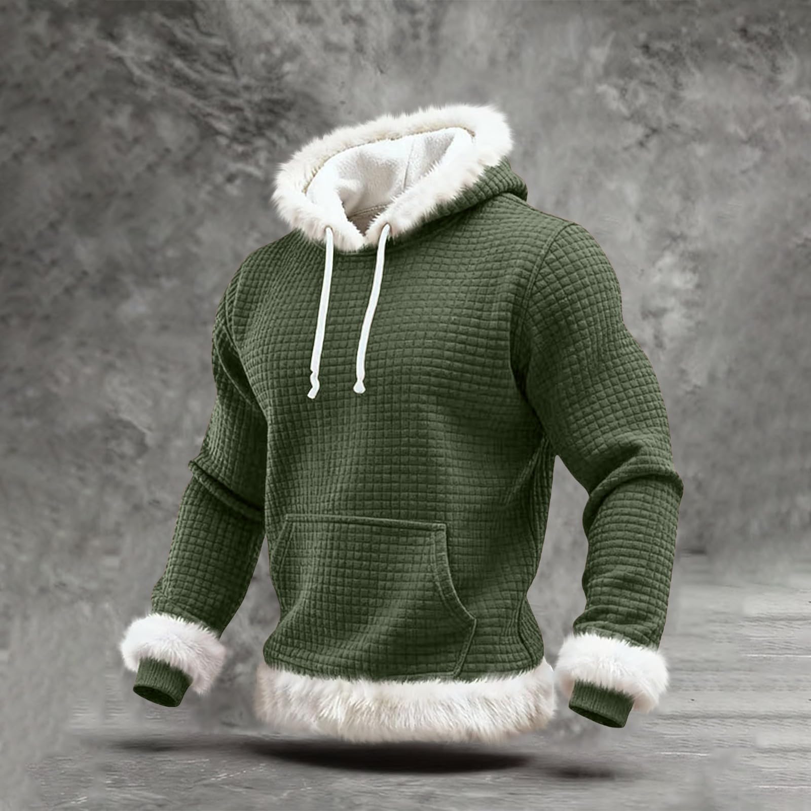 Chaqueta Verano Hombre Sudadera con Capucha De Forro, Estilo Oversize, Tallas Grandes, Manga Larga, Casual, Ideal para Invierno. L (Green, S) Mujer Ropa Anti Calor Kit Pesca Completo
