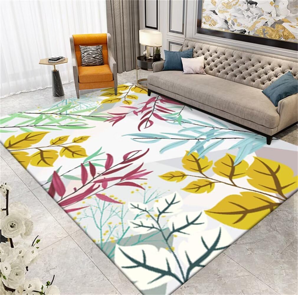 Tapis facile à nettoyer et résistant pour l'espace de vie