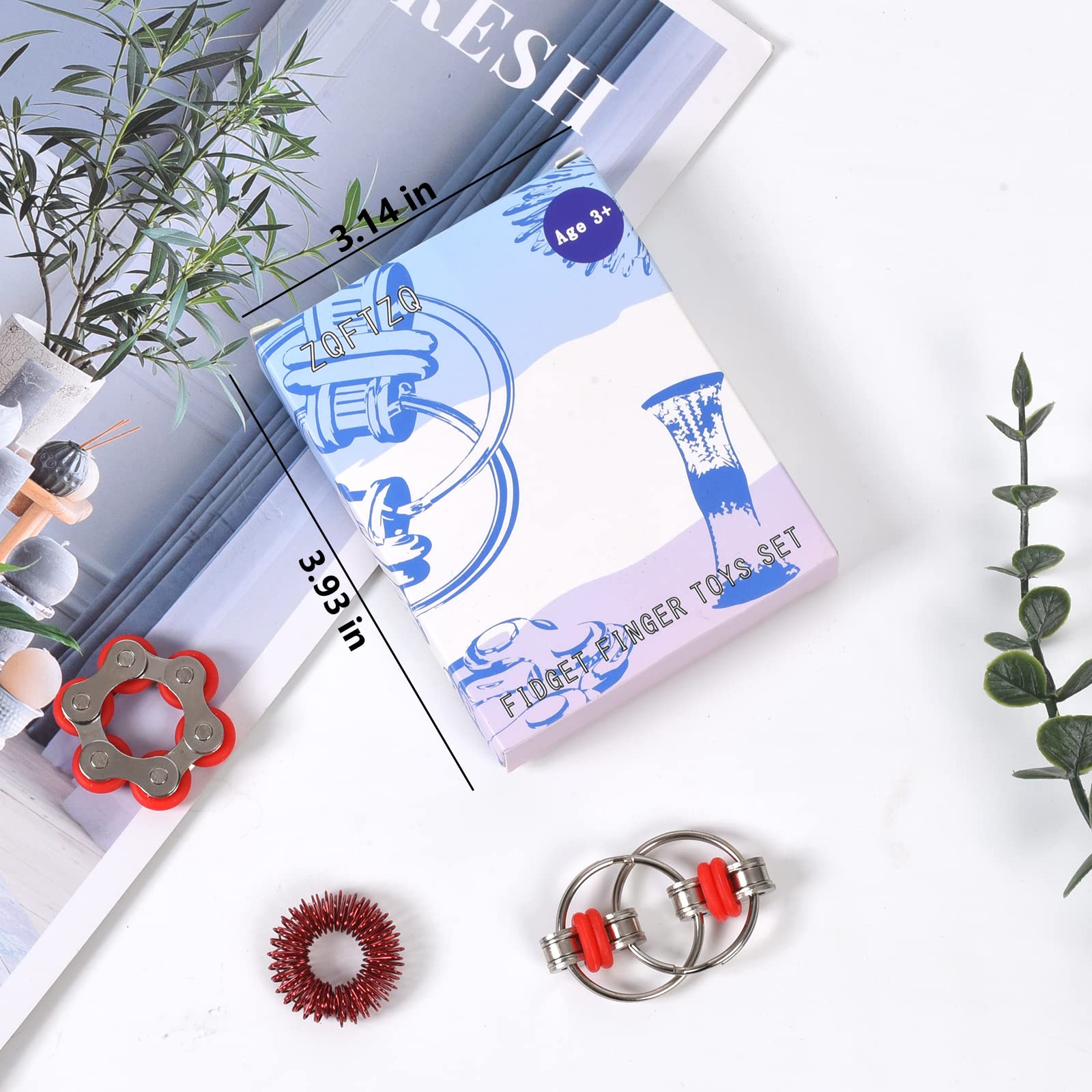 Snapklik.com : Marble Mesh Fidget Toys Set - 8 Pcs Sensory Fidget Toys ...