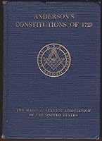 Anderson's Constitutions of 1723 B0030HC9V8 Book Cover