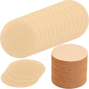 800 Pcs Coffee Filters Papers Compatible with Aeropress Filter Papers, 64mm/2.5" Unbleached Round Coffee Filters Paper Filters, Coffee Filter Papers Replacement for Aeropress Filters Espresso Makers