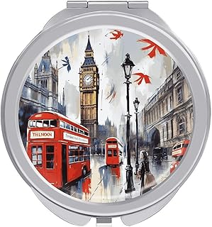 Espejo portátil de maquillaje de viaje, espej...