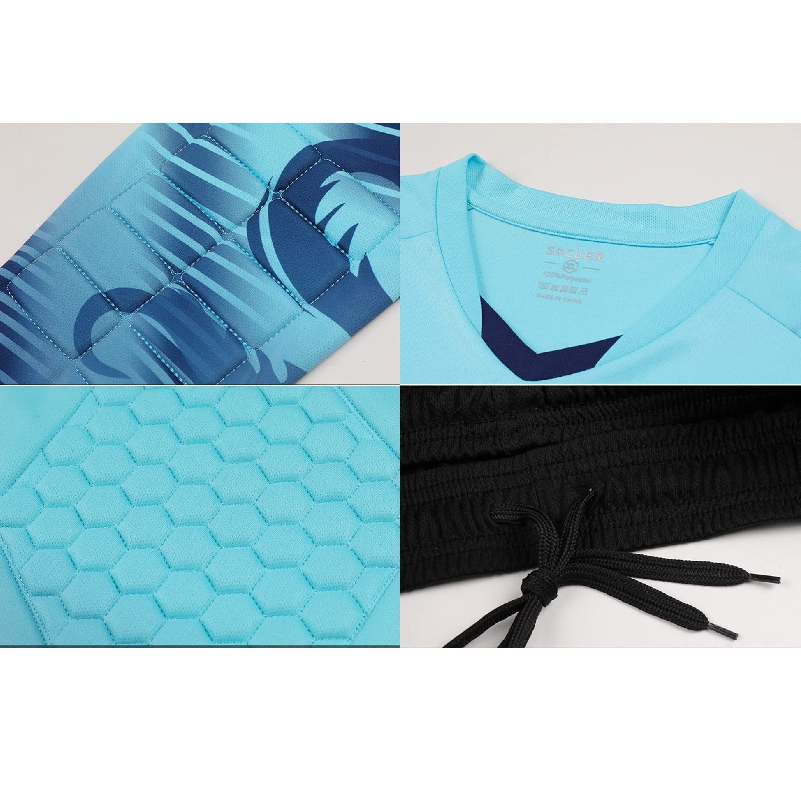 Camisetas De Portero Personalizadas, Niños Adultos, Conjunto De Jersey De Portero Personalizado con Nombre, Logotipo del Equipo para Hombres Y Mujeres