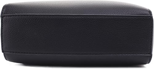 Miniatura 4 de EVVE Bolsos cruzados para mujer, bolso cruzado pequeño de moda con triple cremallera para cámara con correa ancha para guitarra