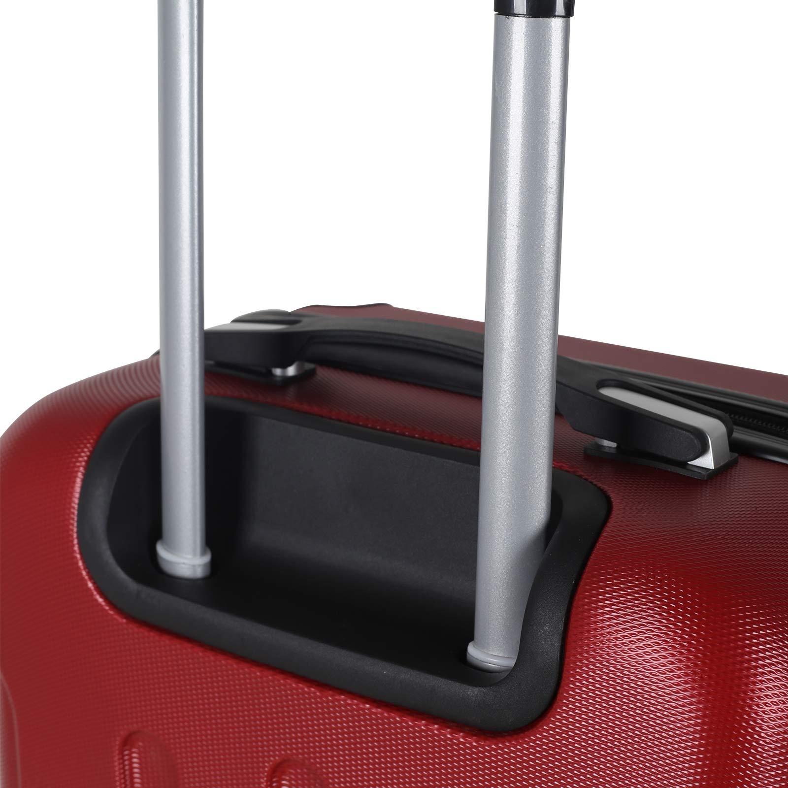 Set di Valigie - 3 Pezzi, Bagaglio a Mano, Medio e Grande (56, 66, 76 cm), 4 Rotelle Girevoli, in ABS Rigido, Lucchetto a Combinazione, Colore a Scelta - Trolley da Viaggio, Bagaglio