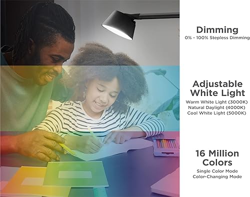 Miniatura 6 de BLACK+DECKER Lámpara LED de escritorio ajustable Verve