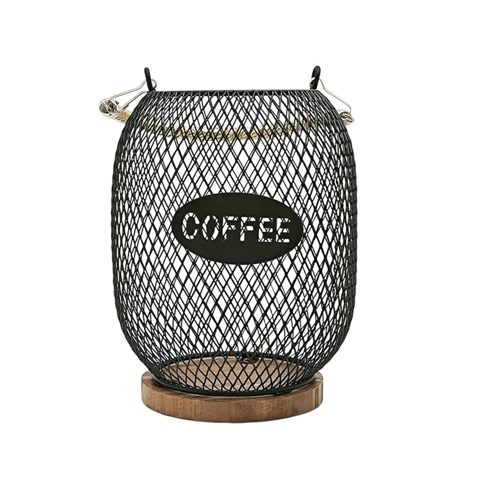 HDOYTXXM Practical Sturdy Coffee Storage Basket Opening Designs Home Decoration for Neat Arrangement of Accessories Use Holder