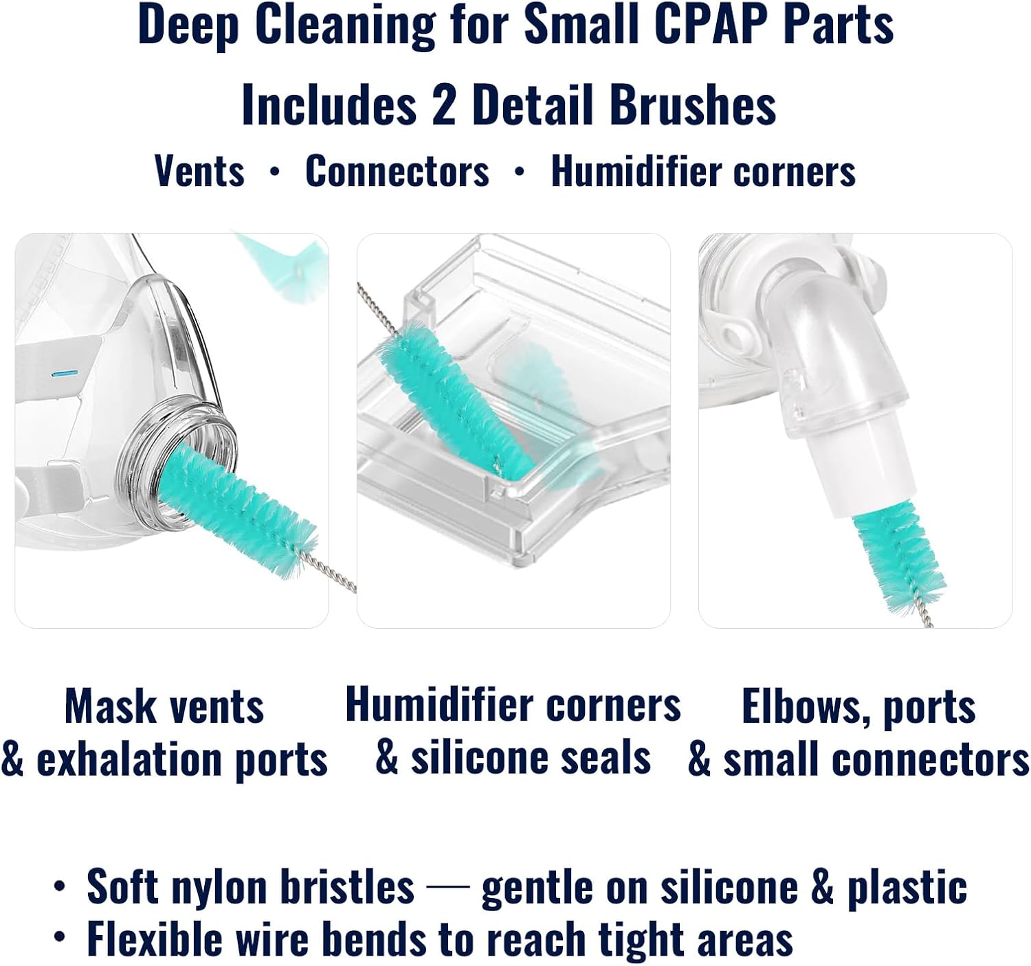 Complete CPAP Cleaning Kit with CPAP Hose Dryer, CPAP Dryer and Cleaning Supplies for 22 mm & 15 mm Tubing, CPAP Hose Cleaner Brush, Collapsible Wash Basin, and 2 Hooks (Ultra)
