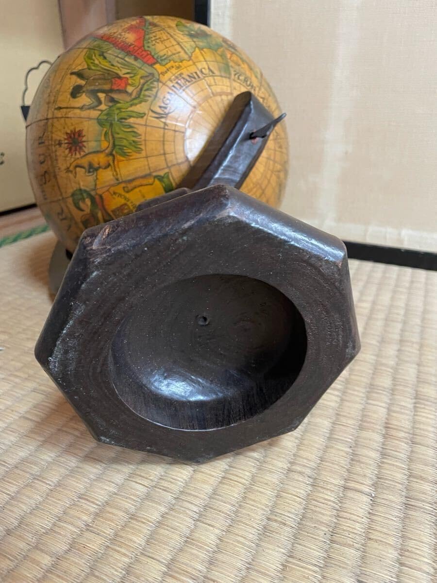 宝石地球儀4脚タイプ 地球儀専門店(globe shop)・天然石シリーズ