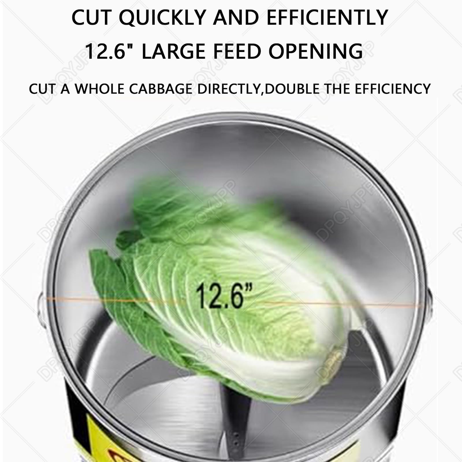 Trituratore Allevamento 1800W,trituratore Verdure Acciaio Inossidabile 3500giri/min,Piccolo processore mangime,Produzione 50–120kg/h,per aziende agricole,Allevamento Bestiame,pascoli