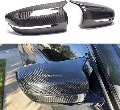 For BMW 3 Series G20 G21 330i 340i Carbon Fiber Side Mirror Cover Cap 2019-2020