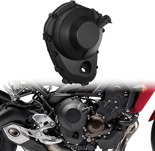 XMT-MOTO Cubierta del cárter del estator del motor para Yamaha 2014-2017 FZ09,2015-2017 FJ09,2016-2021 XSR900,2014-2020 MT09,2018-2020 TRACER