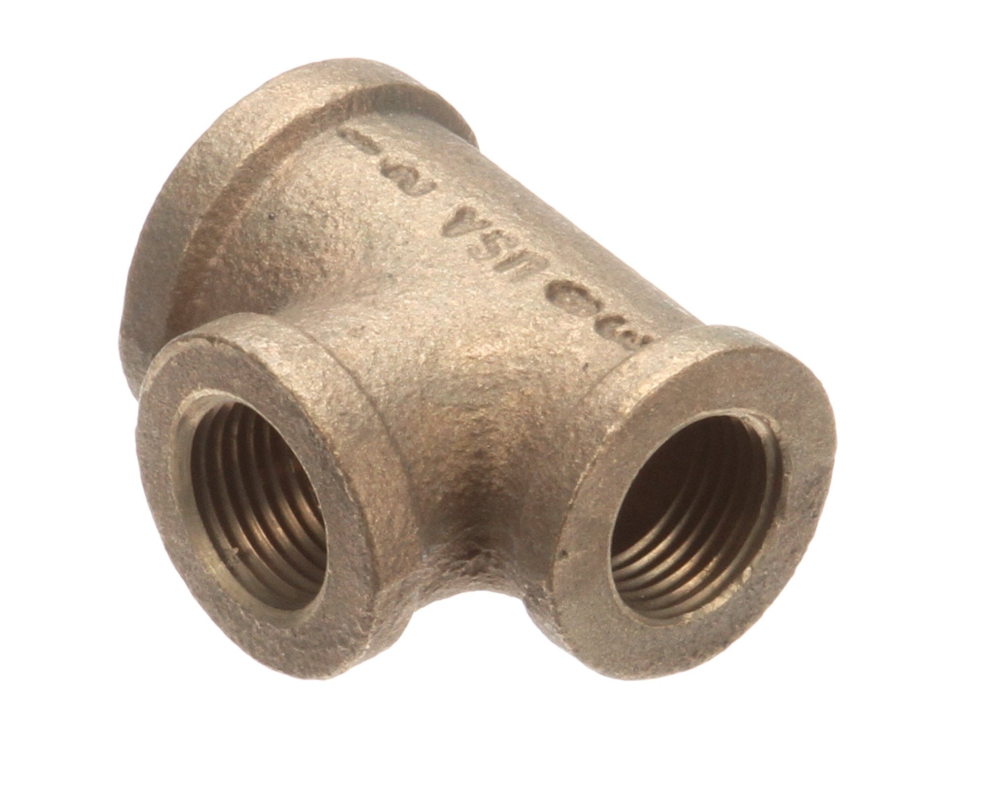 Réducteur en T Groen Z099274 de dimensions 1/2 x 3/8 x 3/8 pouce pour raccordement en laiton