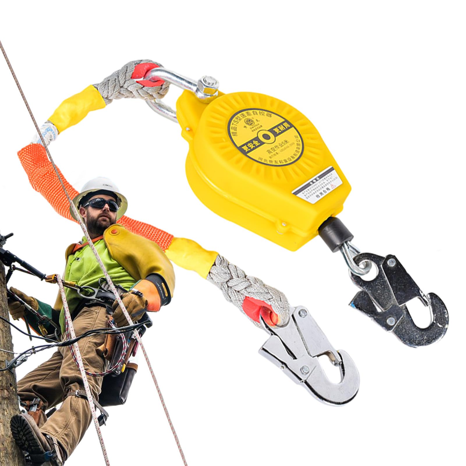 Buy Aznever Fall Protection Rope | 330.7 LBS (150 Kg) Retractable ...