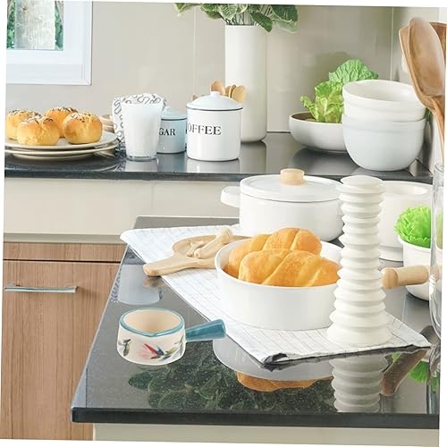 Miniatura 9 de Homoyoyo Taza de leche de cerámica Calentadores de café Olla de fusión de mantequilla Bistec Mantequilla Tazón de cerámica Sartén pequeña Cacerola