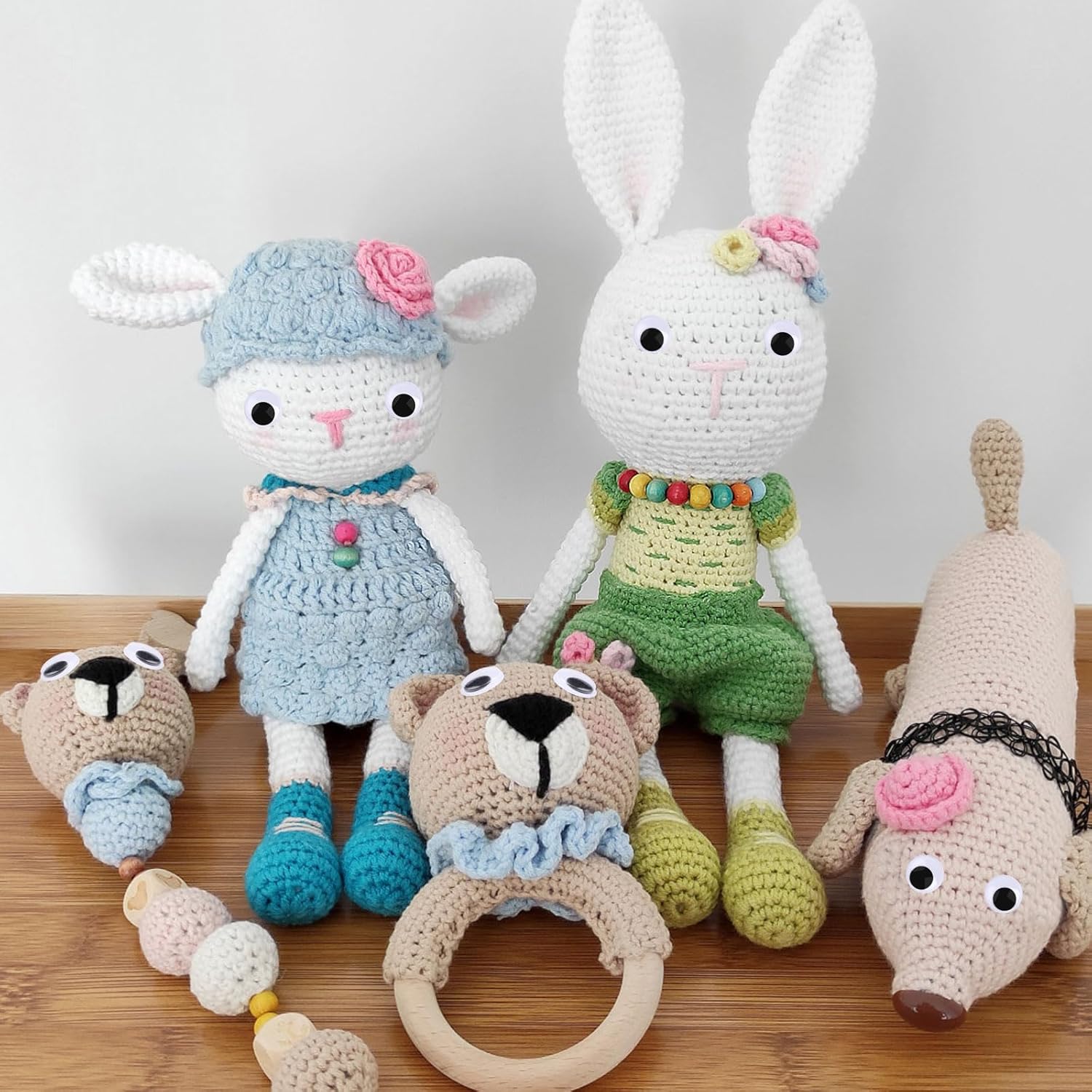 CCINEE 20mm Black Googly Wiggle Eyes 200PCS with Self-Adhesive for DIY Handmade Crafts Decorations - Image 5