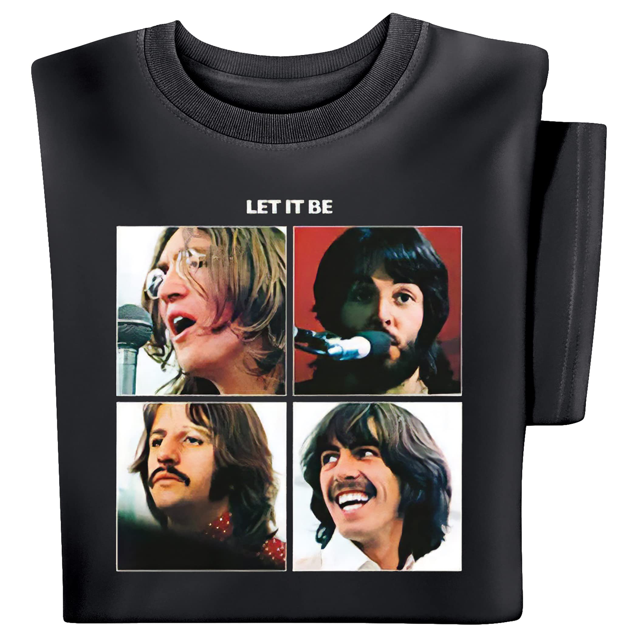 The BeatlesLet It Be T-Shirt Black