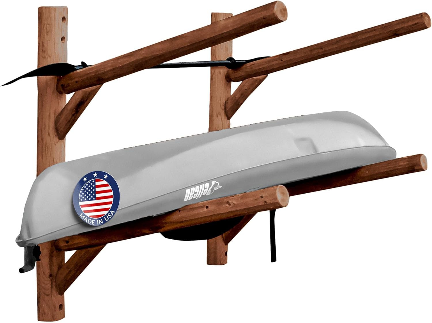 Wall-Mount 2-Place Log Kayak Storage Rack, Surfboard Garage Storages, Canoe Wall Racks, Surf Racks, Kayaks Wall Mount, Garage Canoe Storages