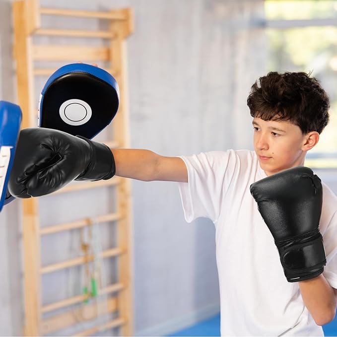 Guantes de Boxeo Sparring Entrenamiento PU y Algodón miniatura 5
