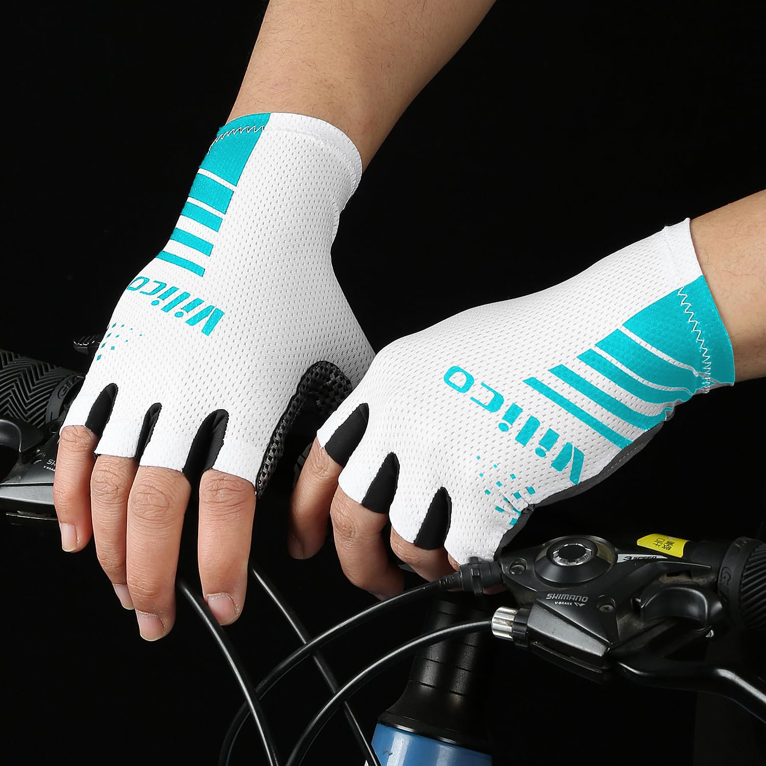 Vilico Guantes para Bicicletas Antideslizantes Transpirables con Almohadillas Amortiguadoras