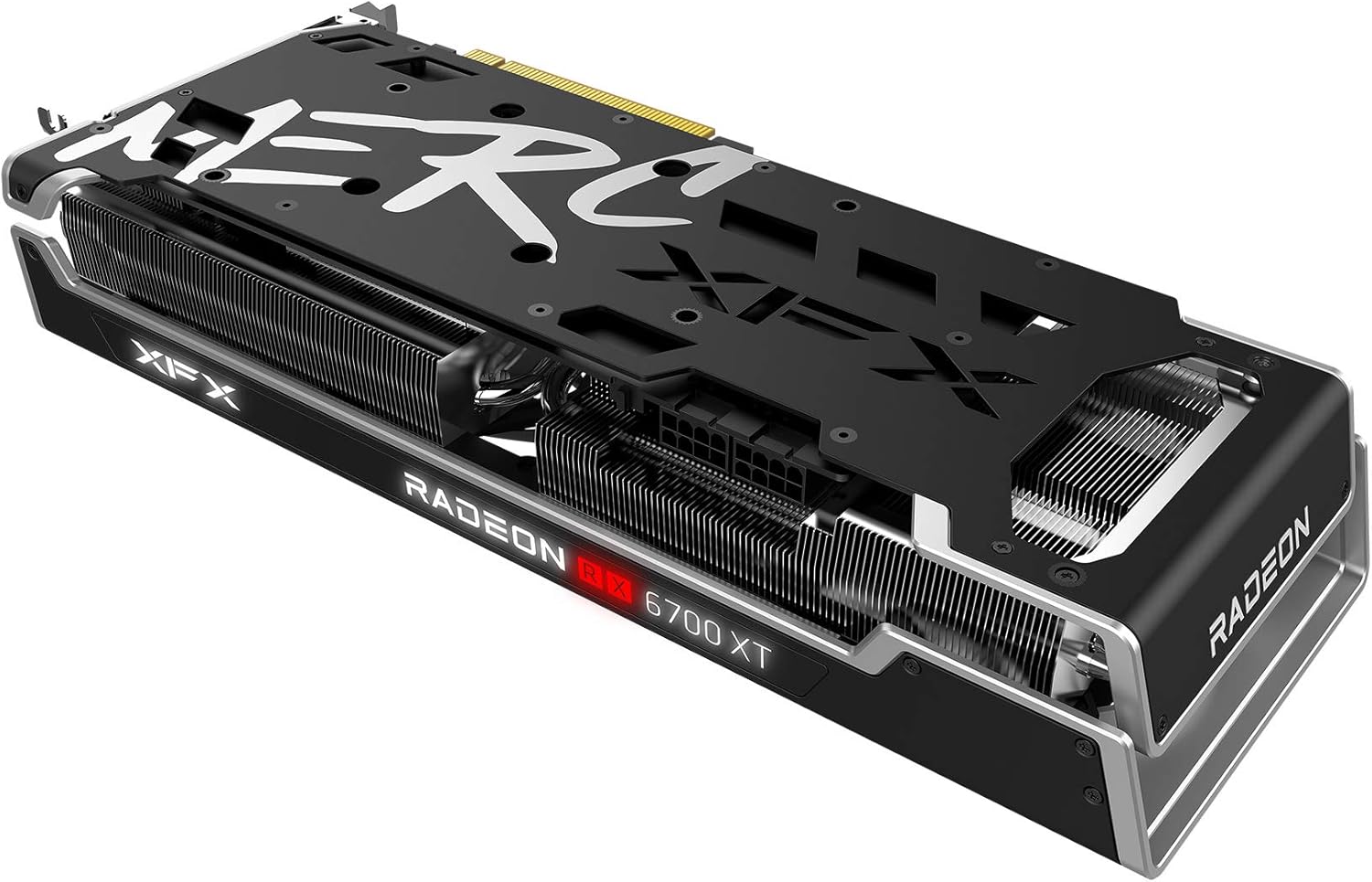 XFX Speedster MERC319 AMD Radeon RX 6700 XT Black Gaming Graphics Card with 12GB GDDR6 HDMI 3xDP, AMD RDNA 2 RX-67XTYTBDP