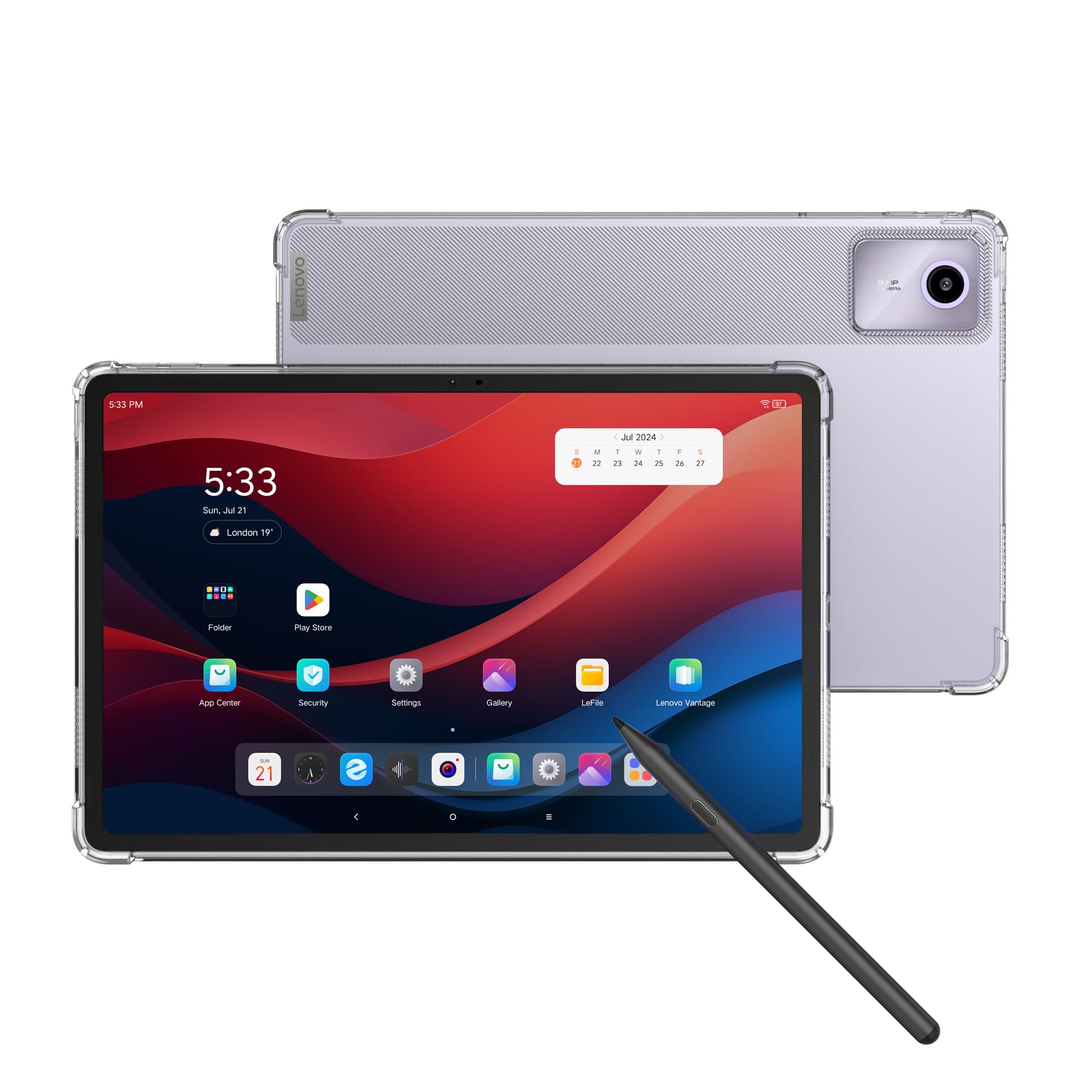 Bkinew Clear Case for Lenovo Tab M11 11-inch TB-331FC Tablet Ultra