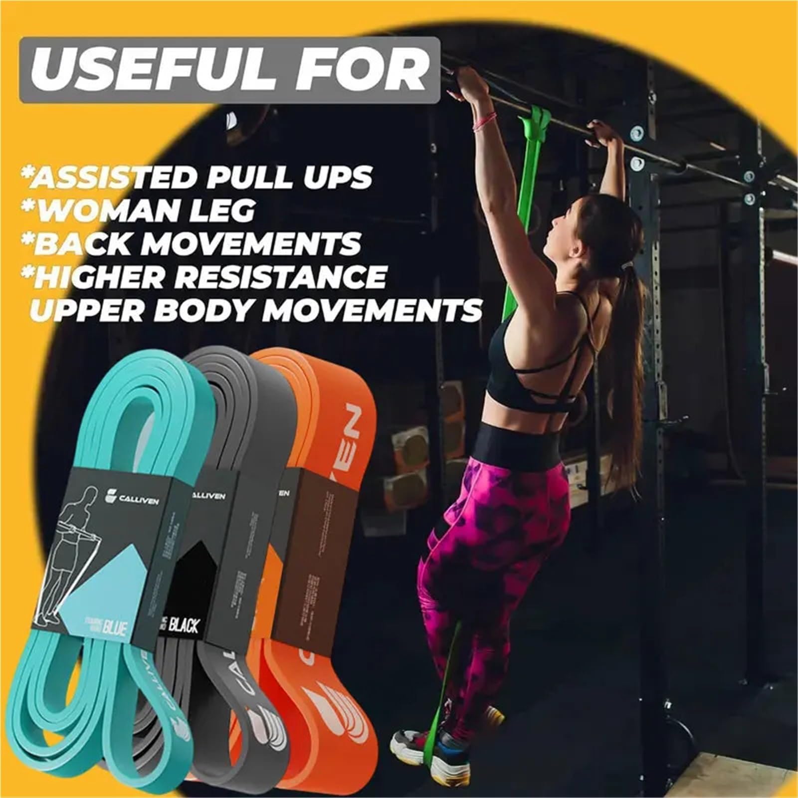 Gomas Elasticas Musculacion Banda Elástica De Resistencia | For hombres y mujeres fuerza Fitness ejercicio Yoga tensión Pull Up Resista