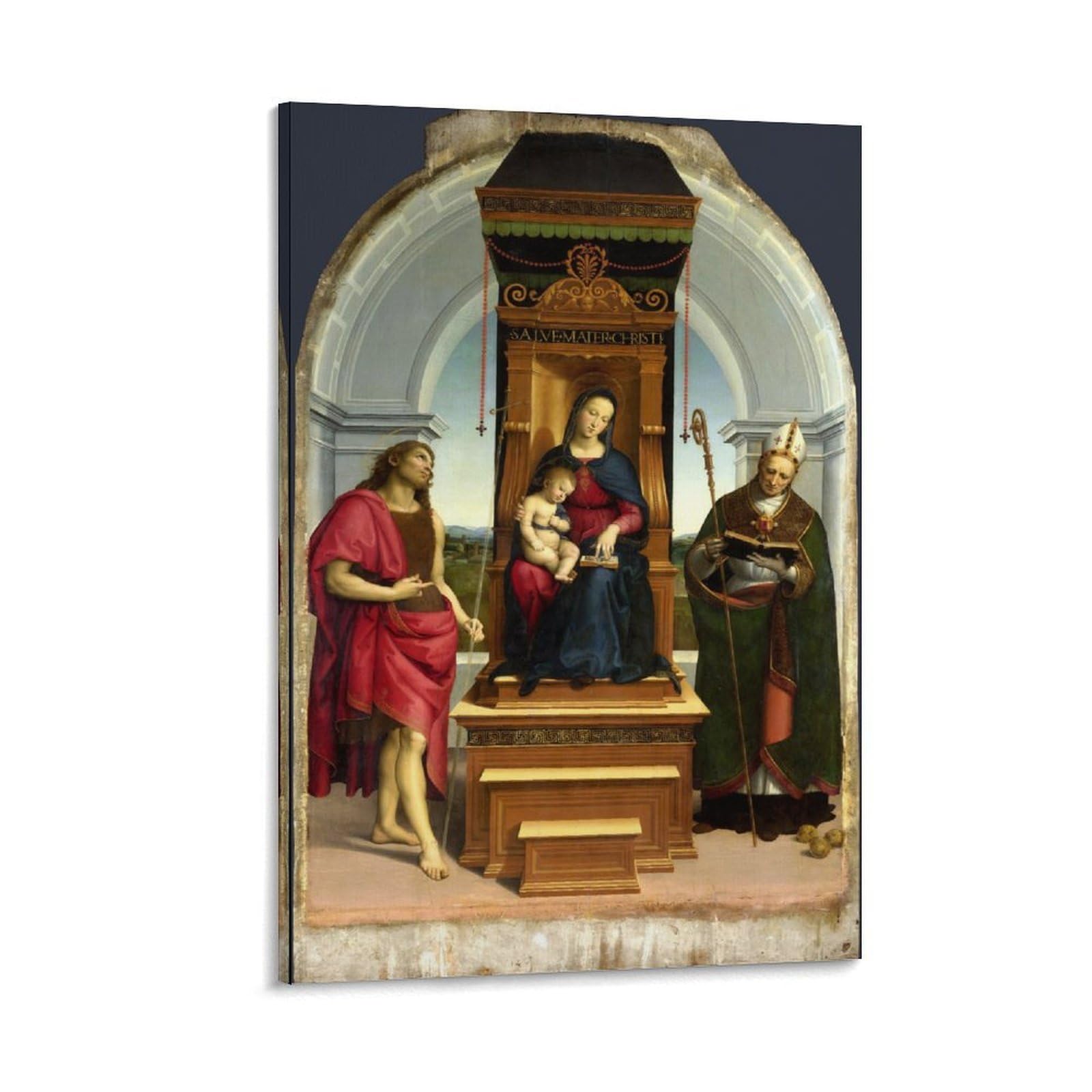 Poster de Raphael l'esthétique de La Madone de l'Ansidei chez soi - 8