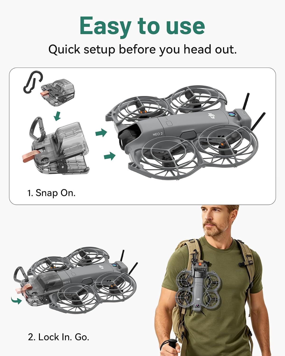 Gimbal Protector for DJI Neo 2, Portable Gimbal Cover