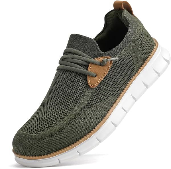 Zapatos náuticos para hombre, mocasines casuales sin cordones, antideslizantes, cómodos y ligeros para trabajo y conducción