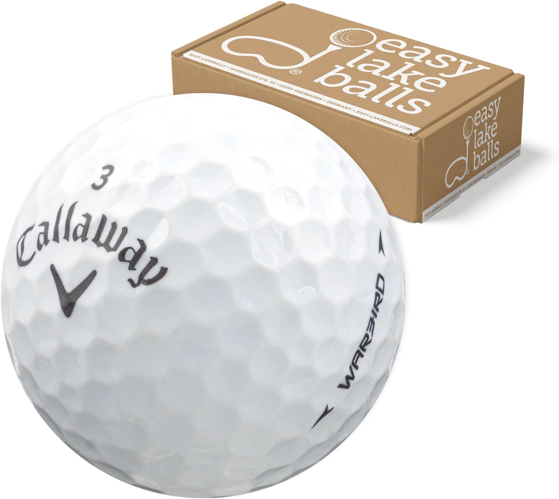 easylakeballs 100 CALLAWAY WARBIRD LAKE GOLF BALLS - AAA/AA QUALITY (A/B GRADE)