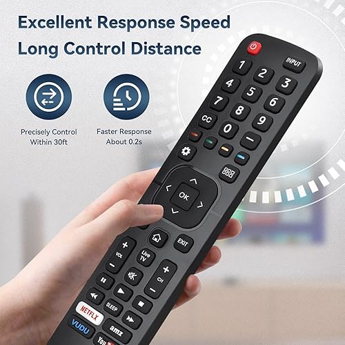 Miniatura 5 de Nuevo reemplazo universal Sharp aquos Hisense TV mando a distancia EN2A27 compatible con Sharp Hisense Control remoto LCD LED HDTV Smart TV Control