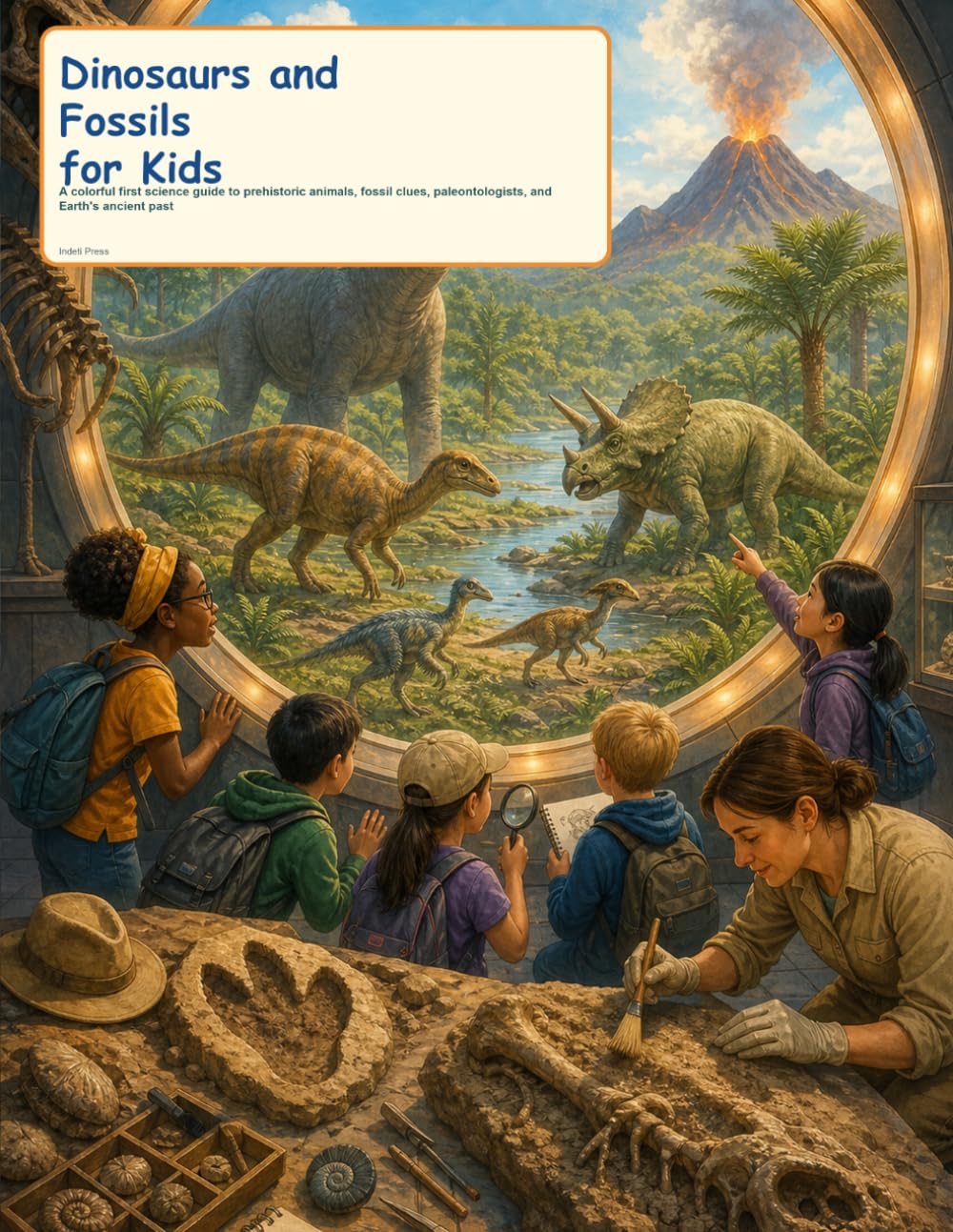 Dinosaurs and Fossils for Kids: A Colorful First Science Guide to Prehistoric Animals, Fossil Clues, Paleontologists, and Earth's Ancient Past (Try It Like a Scientist)