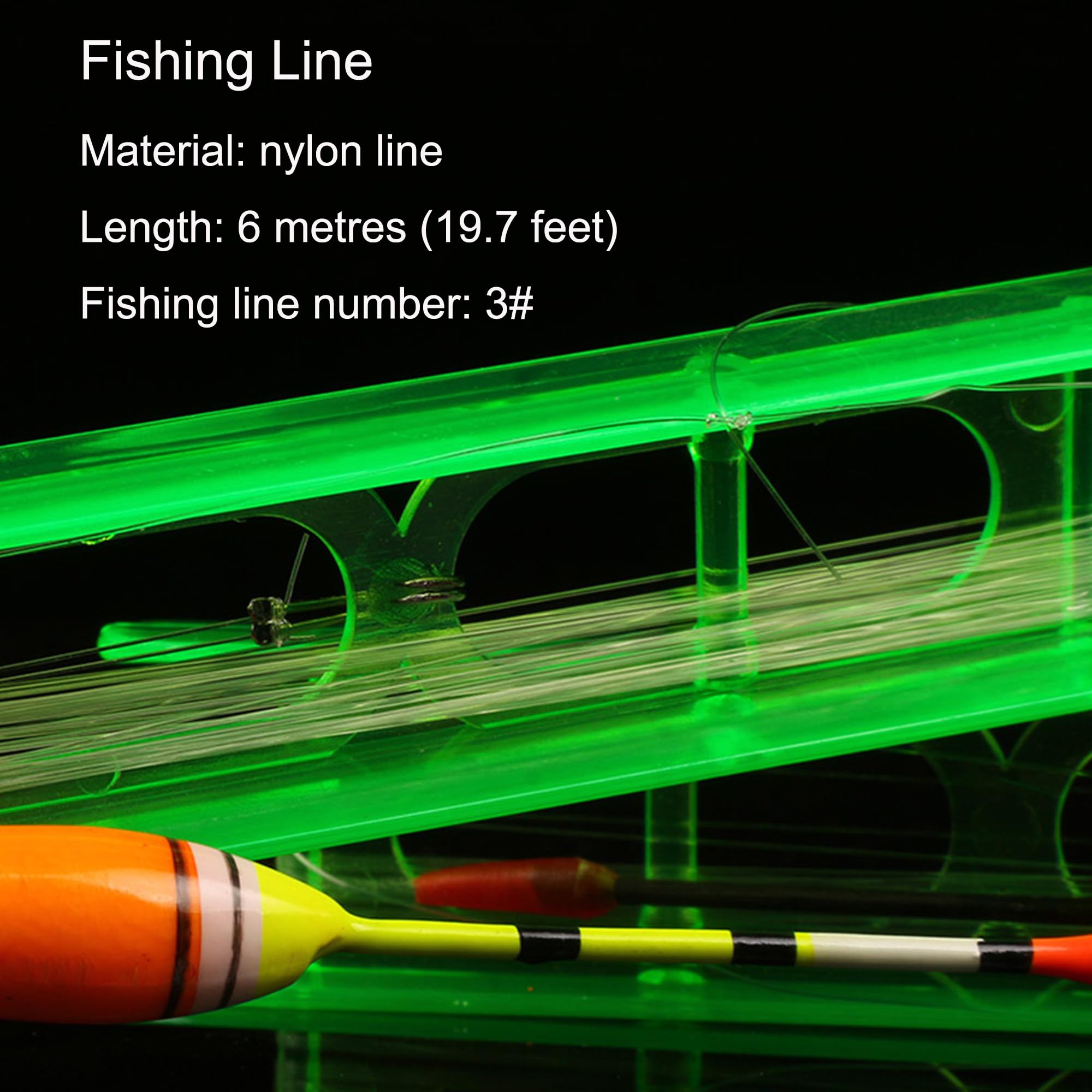 Hezhou 6 Pcs Flotteurs De Pêche En Bois Et Plastique - Flotteurs Truite Montés Avec Couleurs Vives
