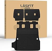 Vista 26 de LASFIT - Tapetes hechos a la medida para tu vehículo específico, de elastómero termoplástico, duraderos, revestimiento protector para todo clima
